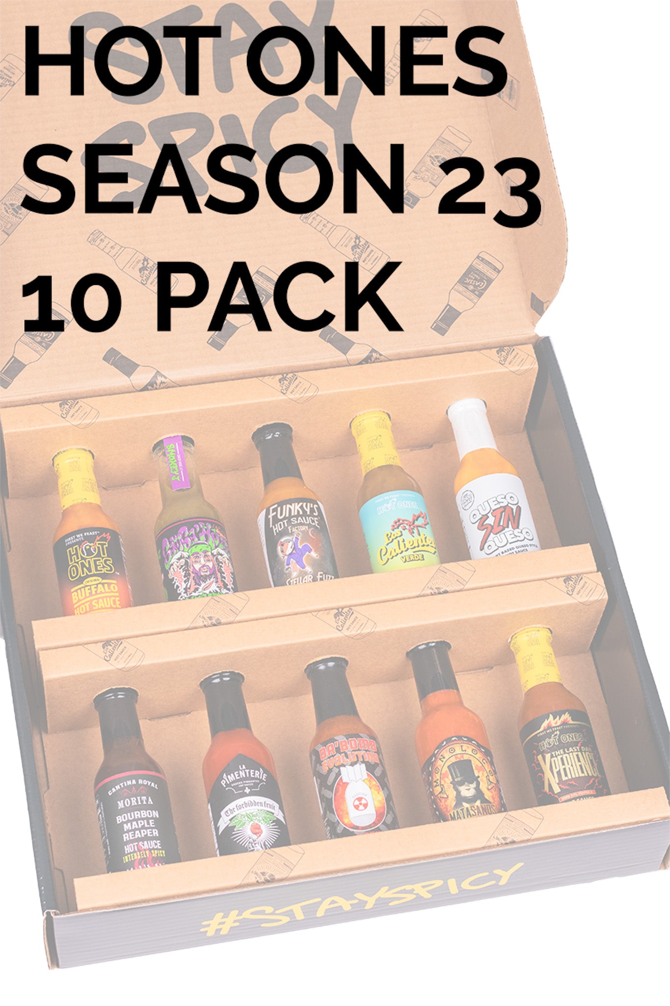 Hot Ones Hot Sauce 10 Pack - Season 23