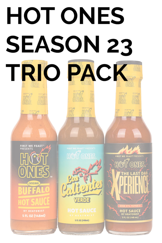 Hot Ones Trio Pack - New  Hot Ones Hot Sauce 