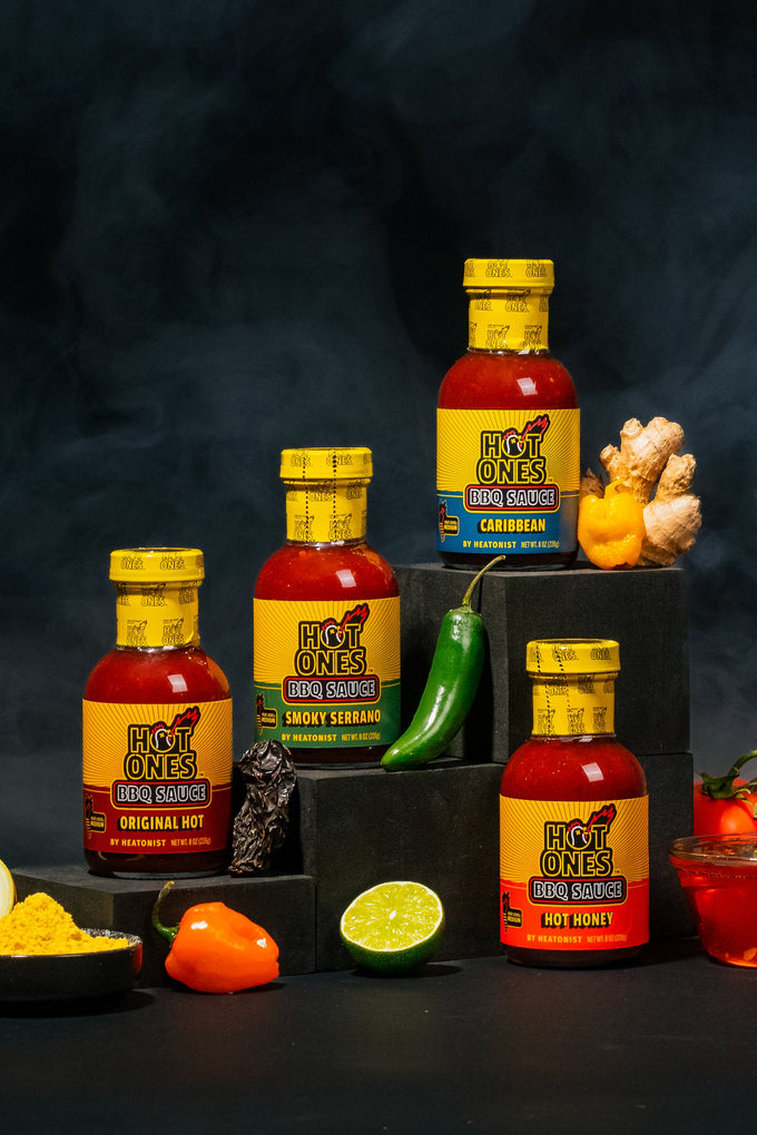 Hot Ones BBQ Trio Pack (Original / Smoked Serrano / Caribbean)