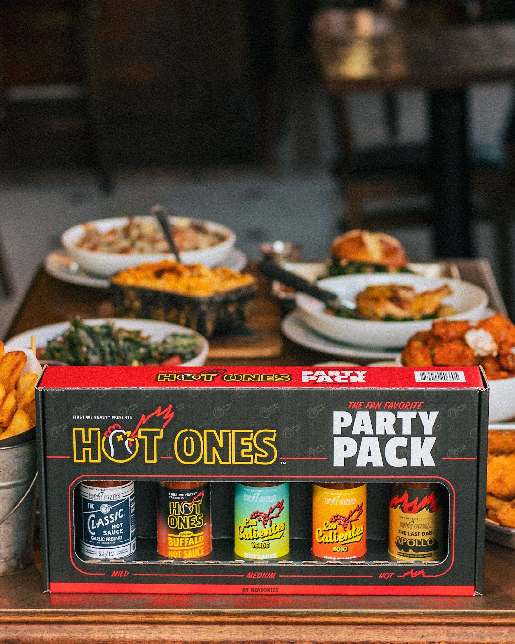 Hot Ones Hot Sauce Fan Favorite Party Pack | HEATONIST