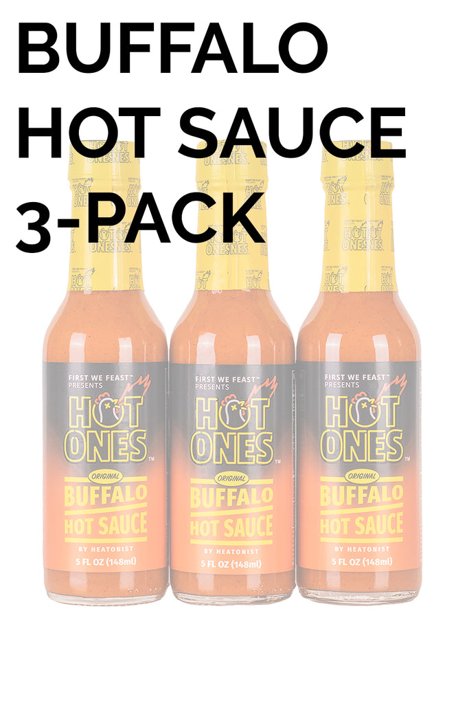 Buffalo Hot Sauce 3-Pack | Hot Ones Hot Sauce