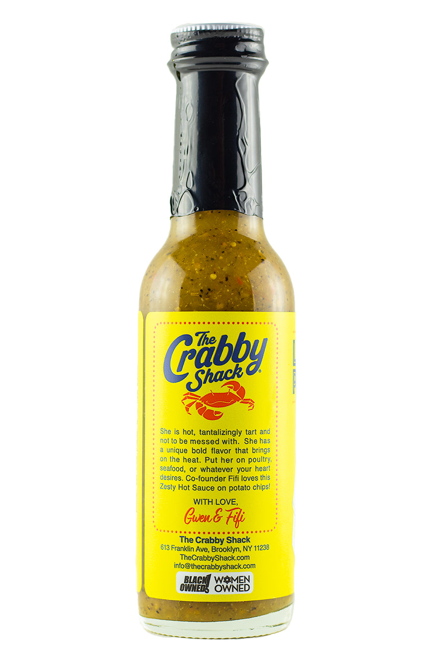 Zesty Lemon Pepper Hot Sauce | The Crabby Shack