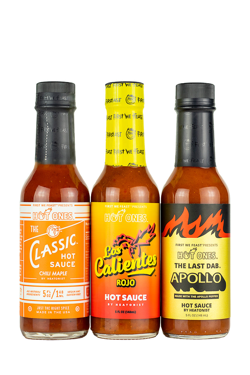 Hot Ones Hot Sauce Trio Pack - Season 21 | HEATONIST