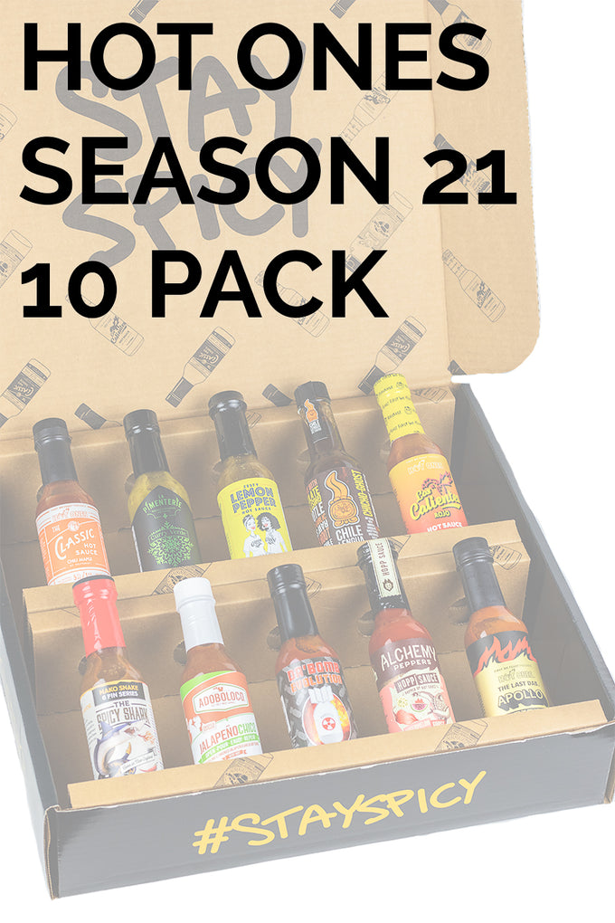 Hot Ones 10 Pack - Season 21 | Hot Ones Hot Sauce