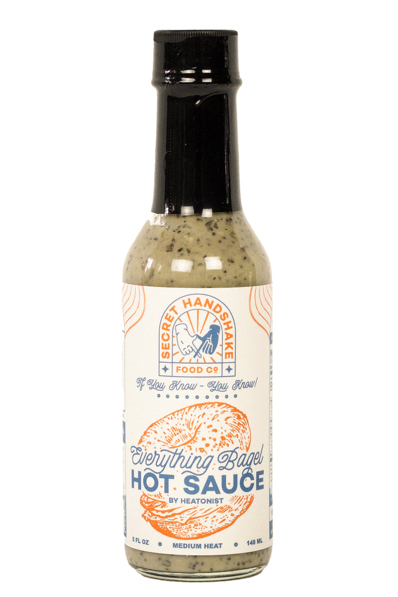 Everything Bagel Hot Sauce | Secret Handshake Food Co