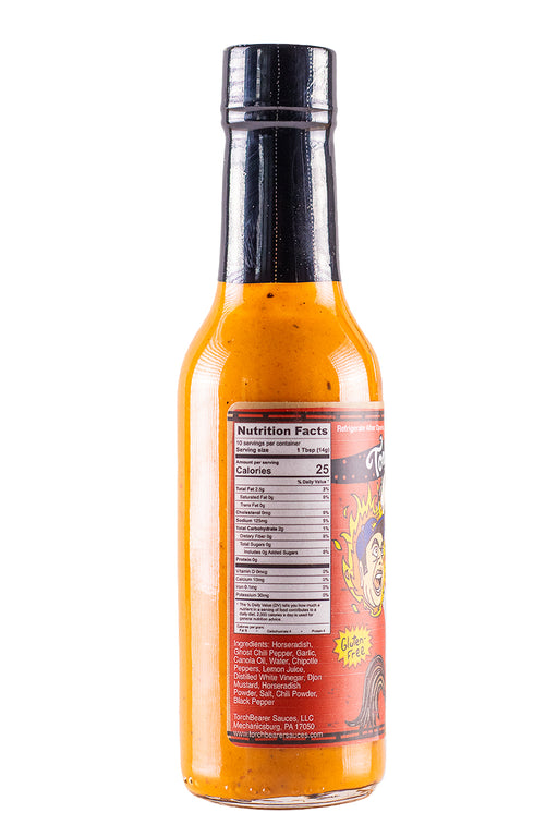 Headless Horseradish Hot Sauce Torchbearer Sauces HEATONIST