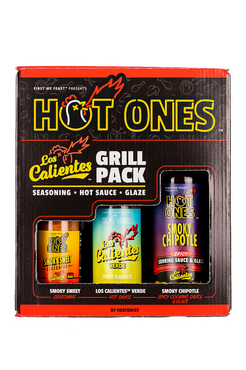 Hot Ones Hot Sauce Los Calientes Grill Pack | HEATONIST