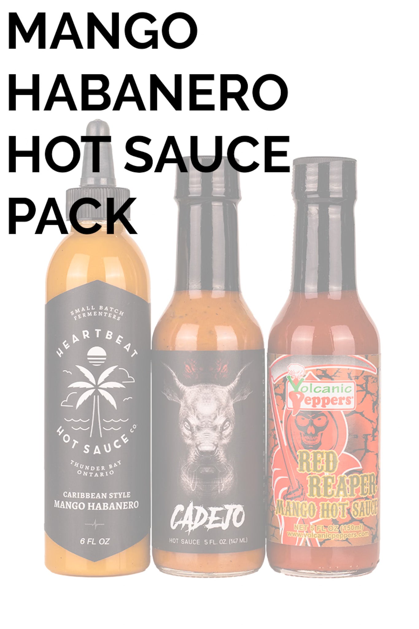 Mango Habanero Hot Sauce Trio Pack