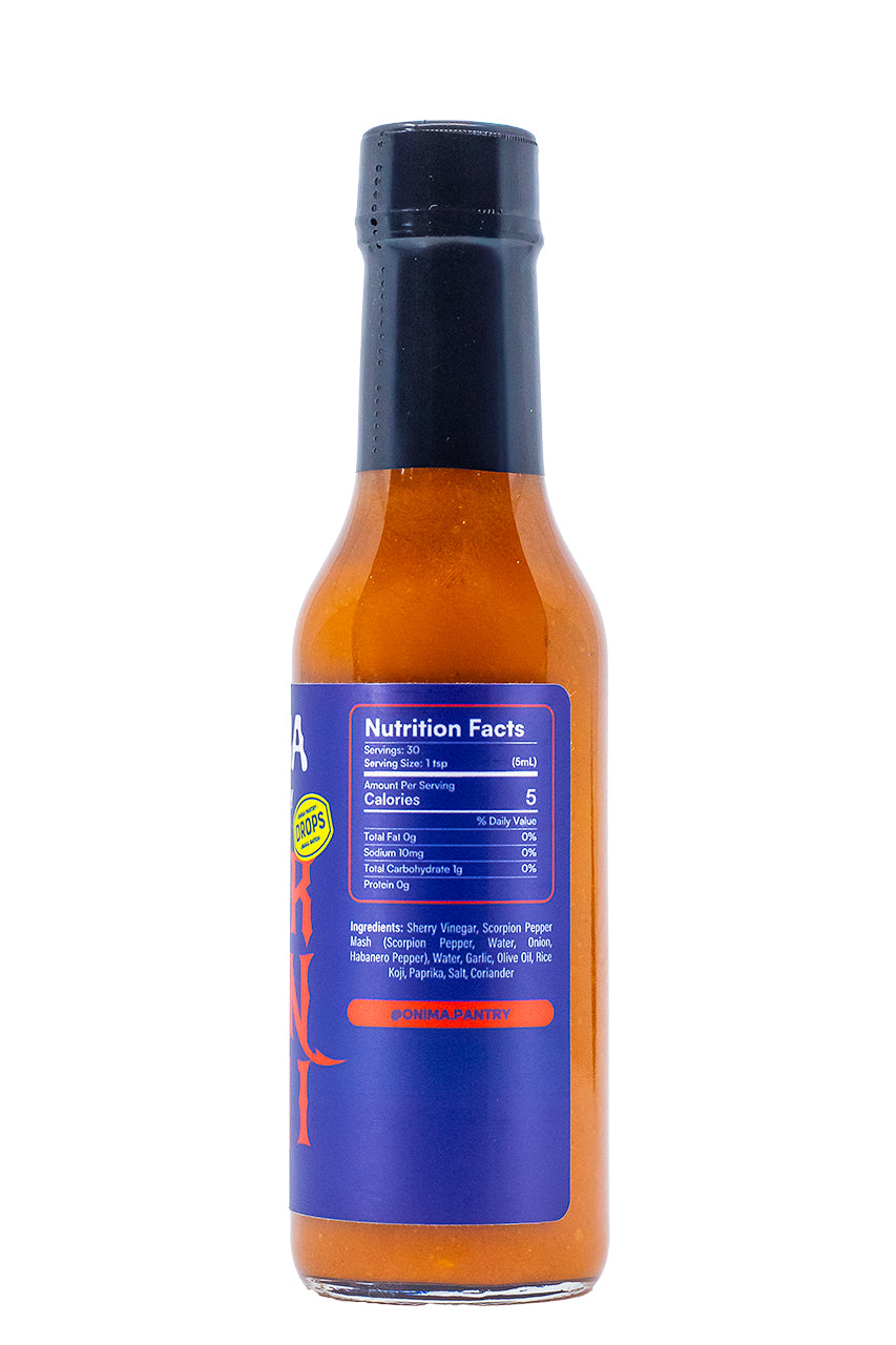 Onima Pantry Scorpion Koji Hot Sauce | HEATONIST