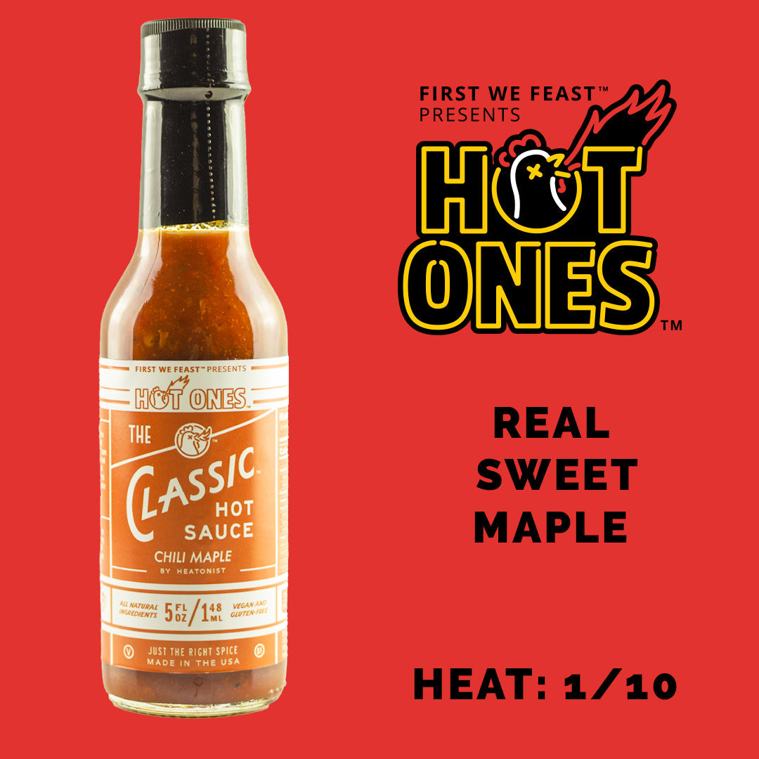 Hot Ones Los Calientes Barbacoa Hot Sauce Made With Natural Ingredients &  Powerful Flavors From Smoked Red Jalapeno, Chipotle & Habanero Peppers, 5  fl