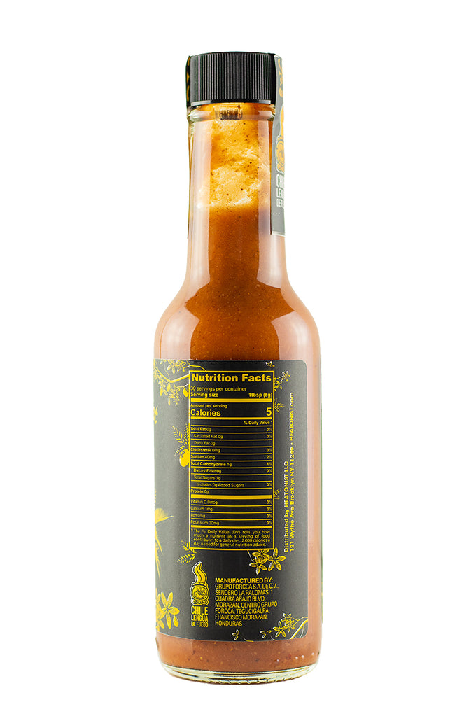 HEATONIST No. 8 Hot Sauce | Chile Lengua de Fuego