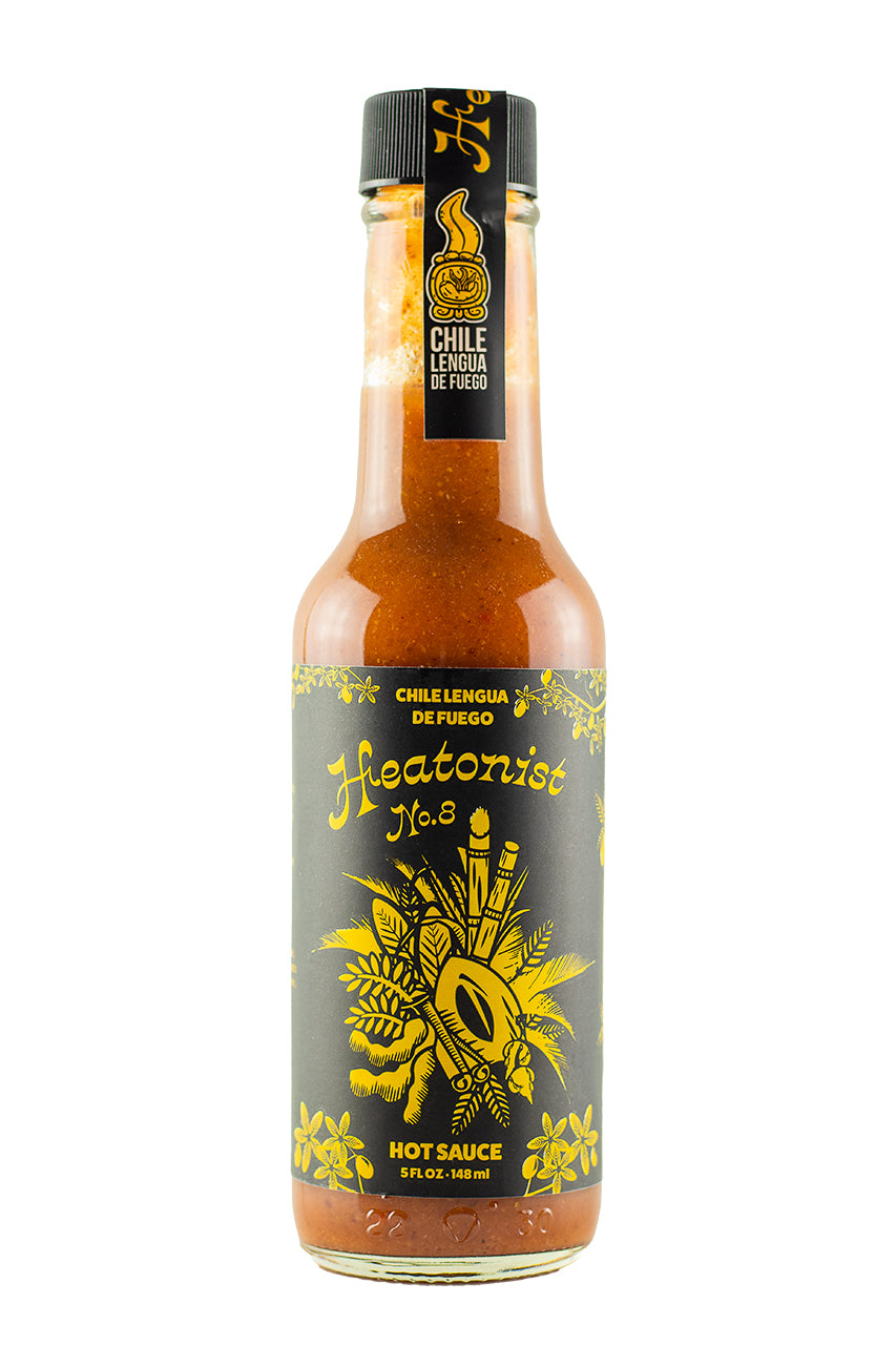 HEATONIST No. 8 Hot Sauce | Chile Lengua de Fuego