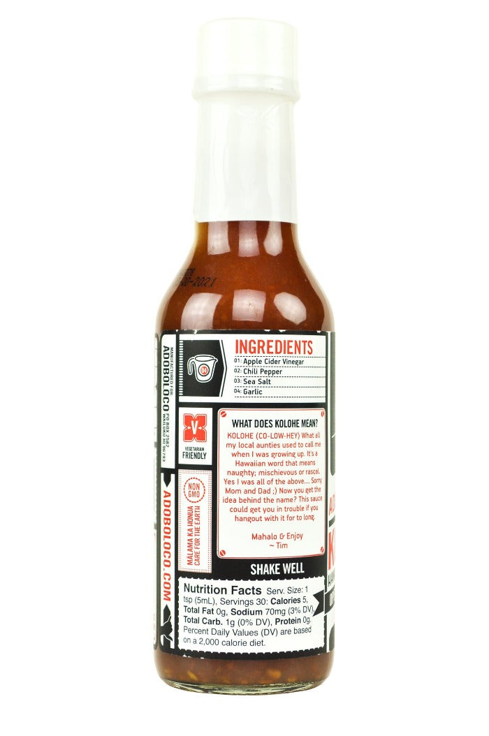 Kolohe Kid Hot Sauce | Adoboloco