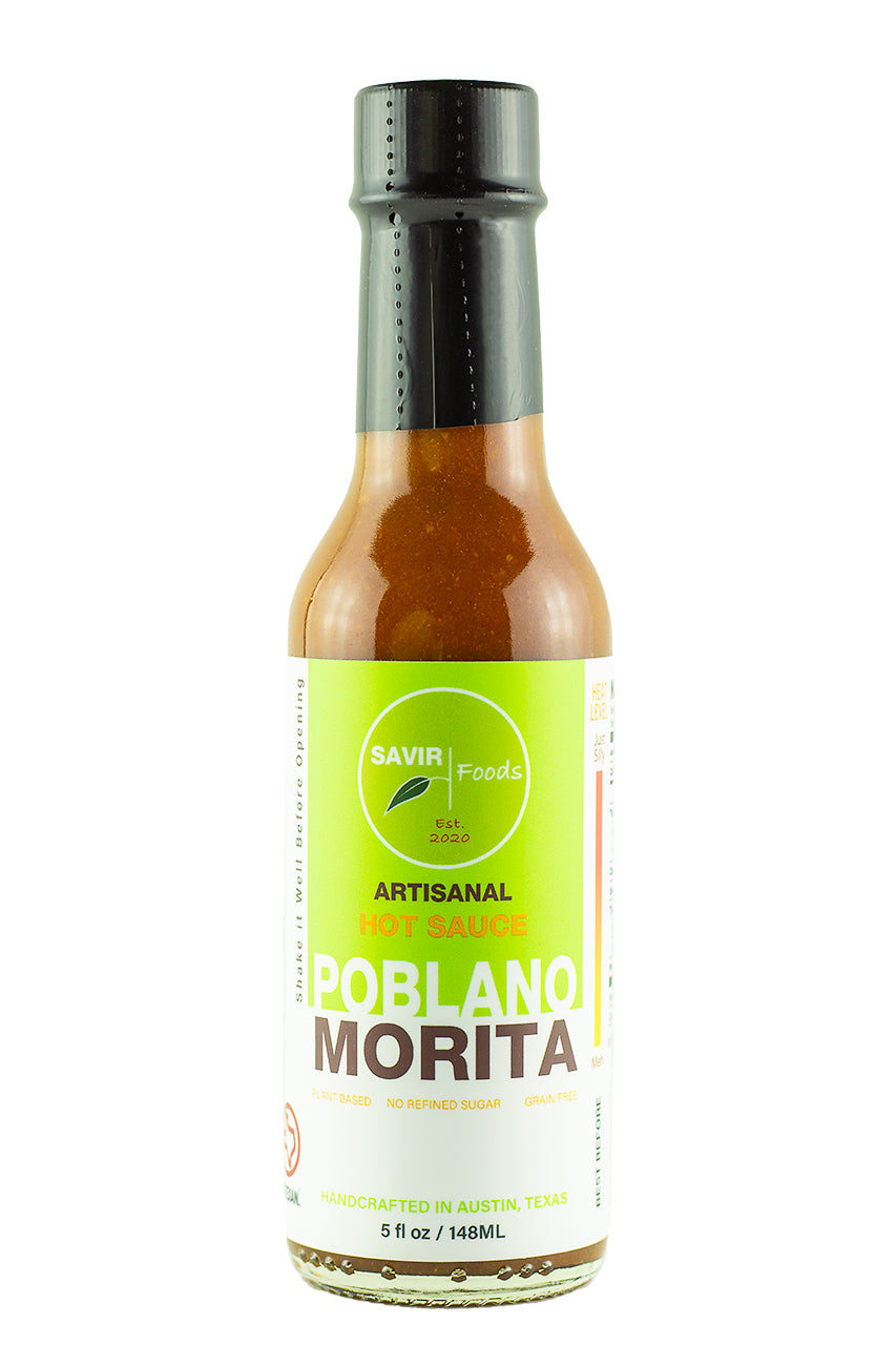 Poblano Morita Hot Sauce | Savir Foods