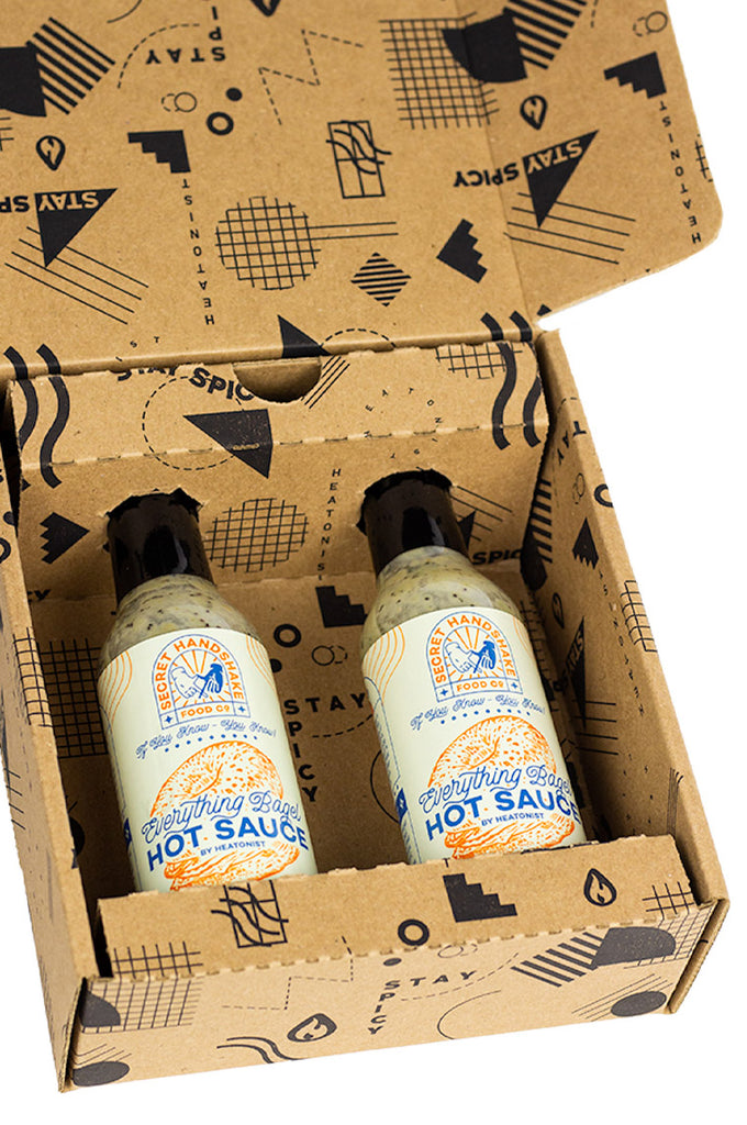 Everything Bagel Hot Sauce 2 Pack | Secret Handshake Food Co