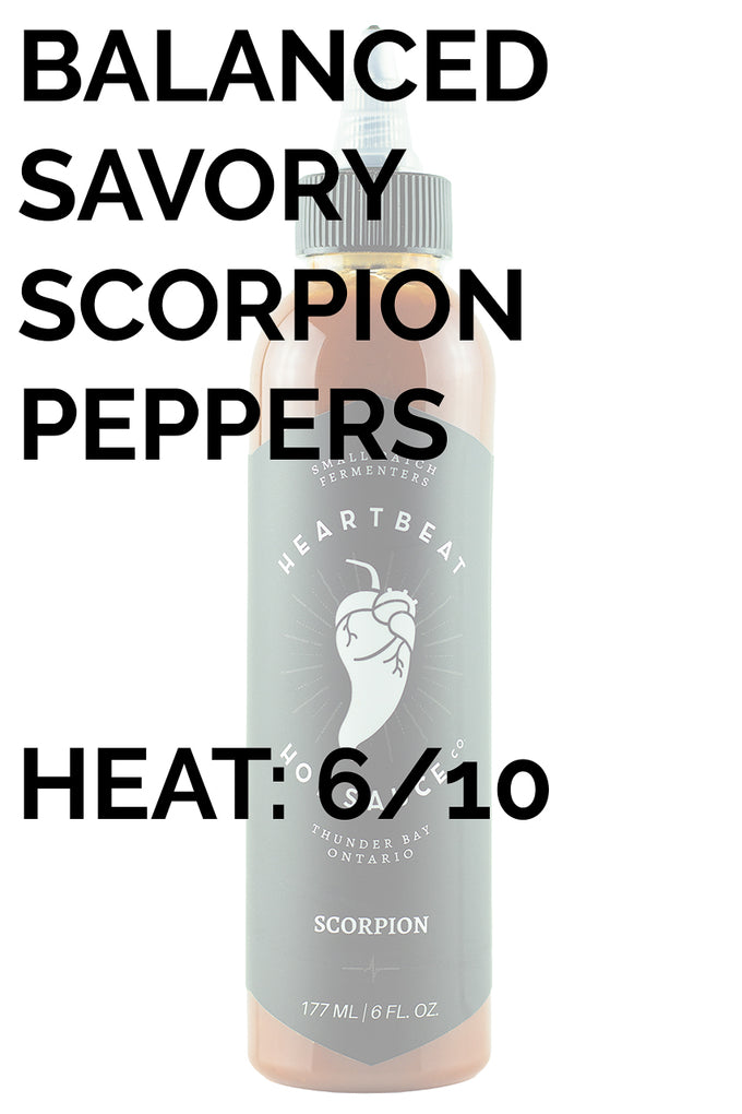 Scorpion Hot Sauce | Heartbeat Hot Sauce