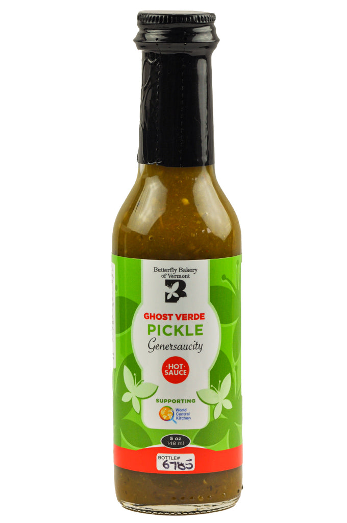 Ghost Verde Pickle Hot Sauce | Butterfly Bakery of Vermont