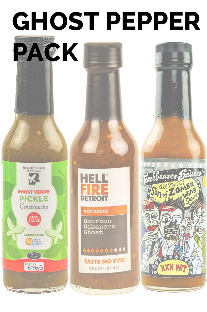 Ghost Pepper Hot Sauce 3 Pack