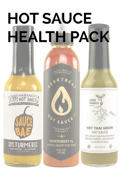 Hot Sauce Health Trio Pack HEATONIST
