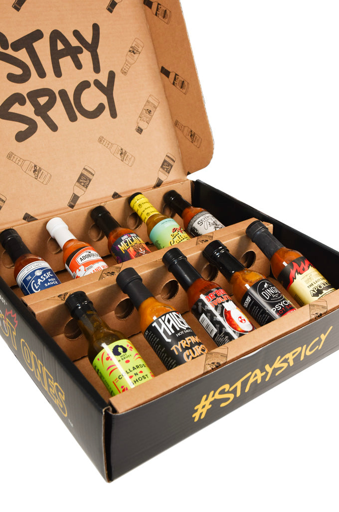 10 sauces Hot Ones pack complet