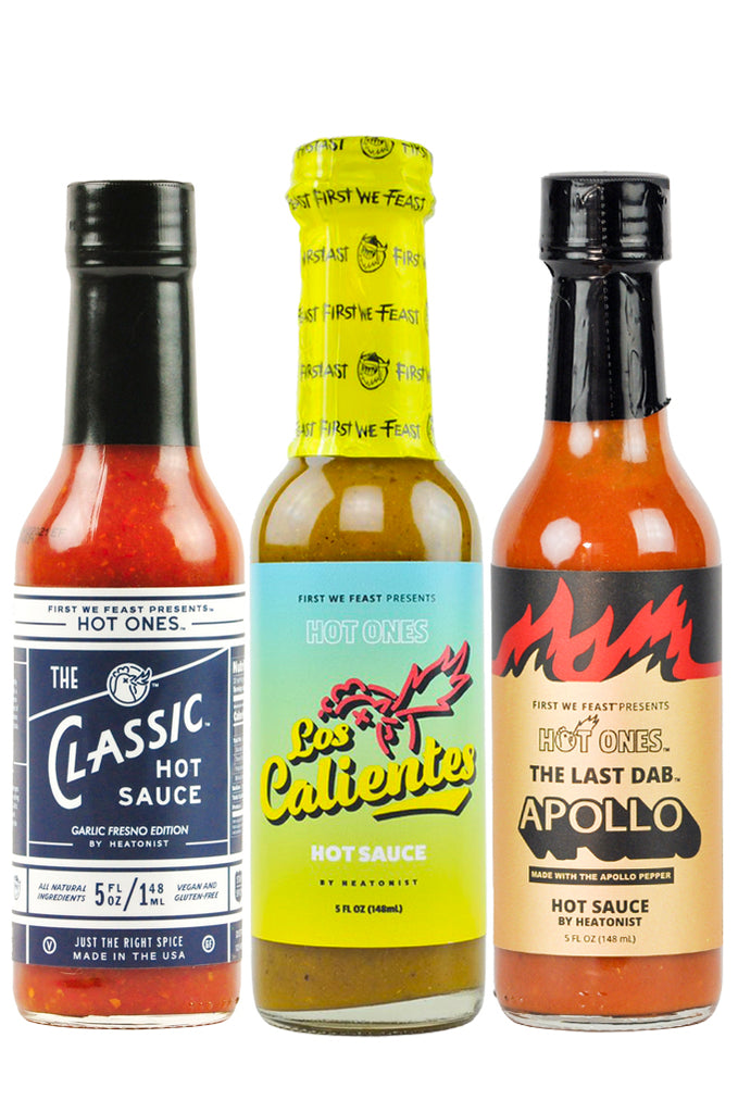 Hot Ones Hot Sauce Trio Pack - Season 18 | HEATONIST