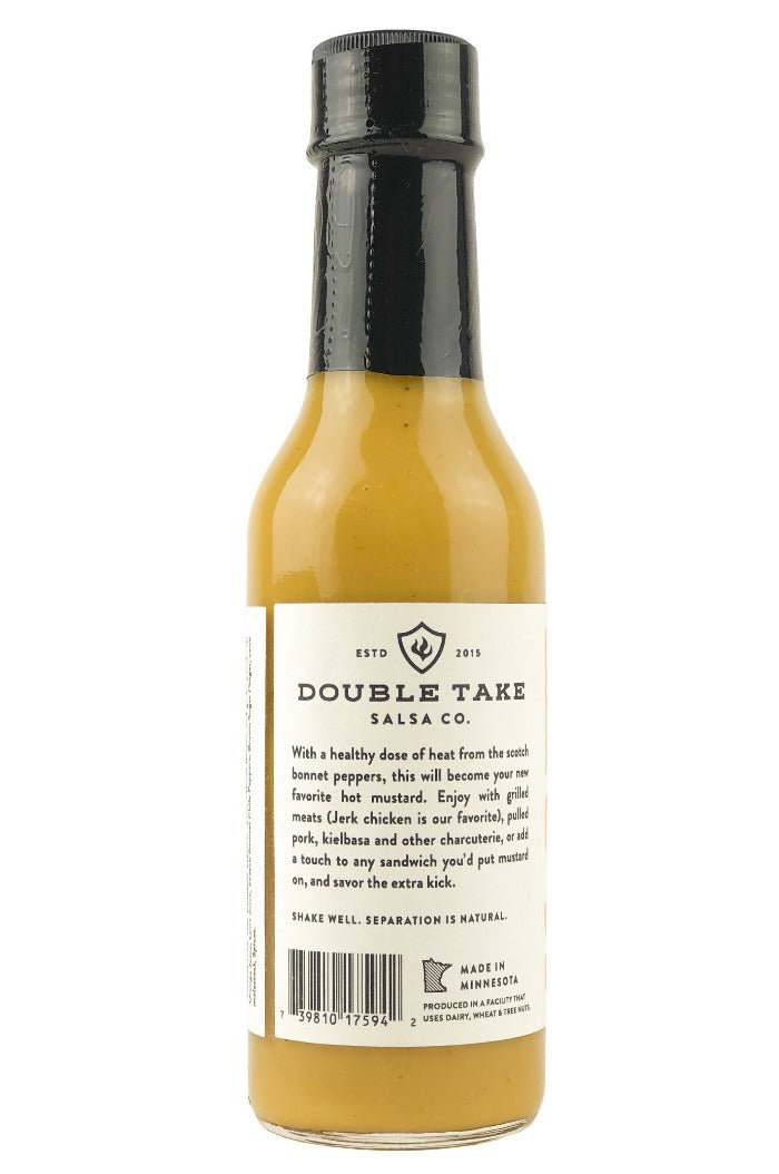 Scotch Bonnet Mustard Hot Sauce | Double Take Salsa Co