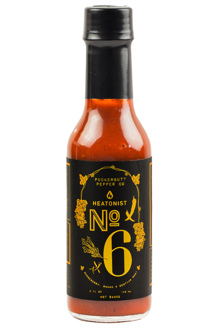 HEATONIST No. 6 Hot Sauce | Puckerbutt Pepper Co