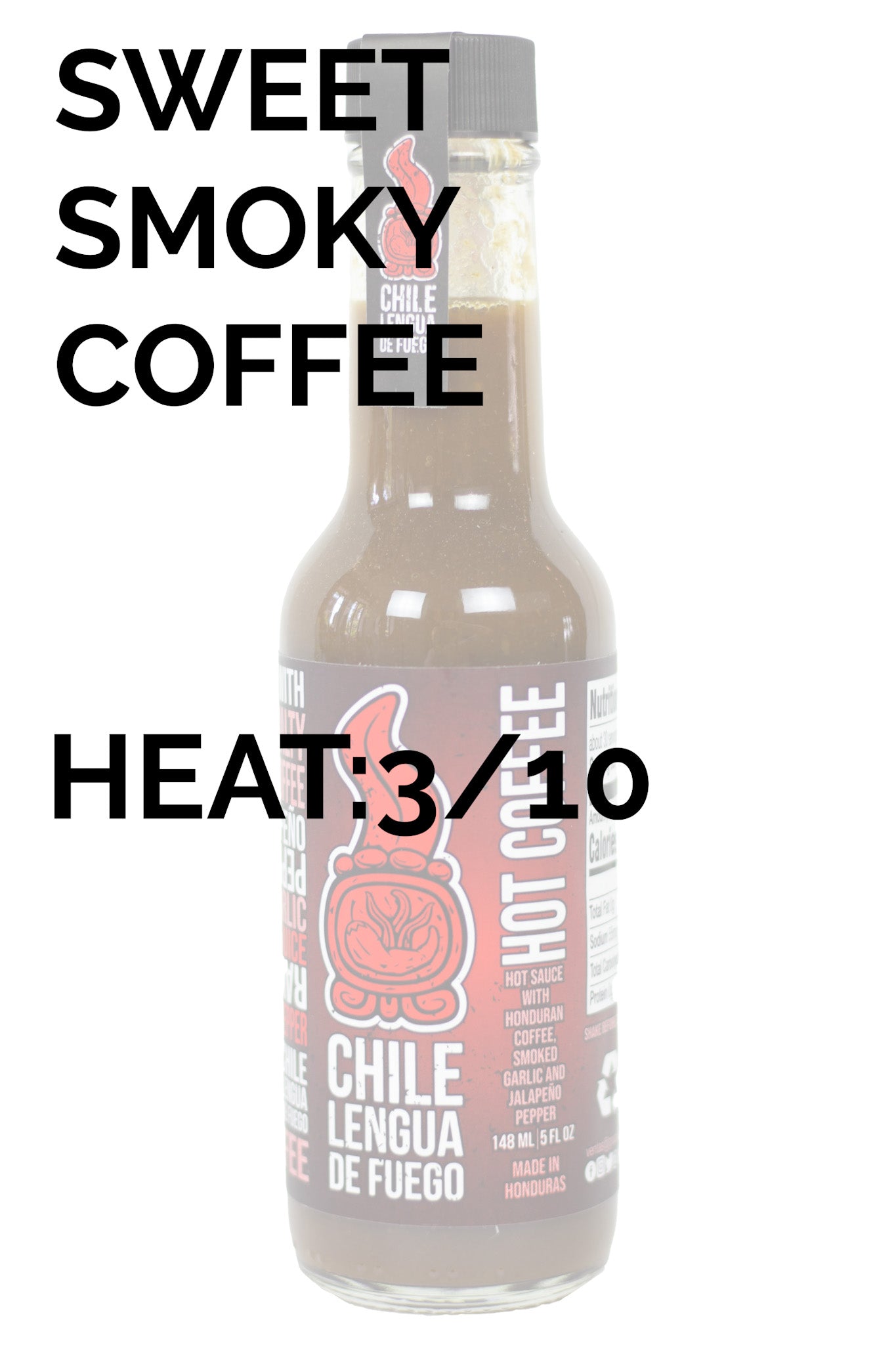 Hot Coffee Hot Sauce | Chile Lengua de Fuego