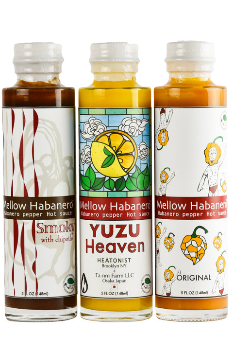 Mellow Habanero Hot Sauce Makers Collection Trio
