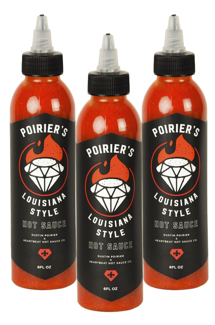 Dustin Poirier Hot Sauce 3 Pack | HEATONIST