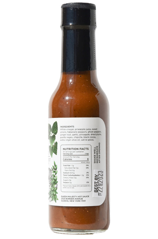 Queen Majesty Cocoa Ghost Hot Sauce HEATONIST