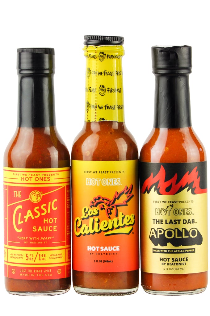 Hot Ones Trio Pack Hot Sauce Gift Set 2 PACK