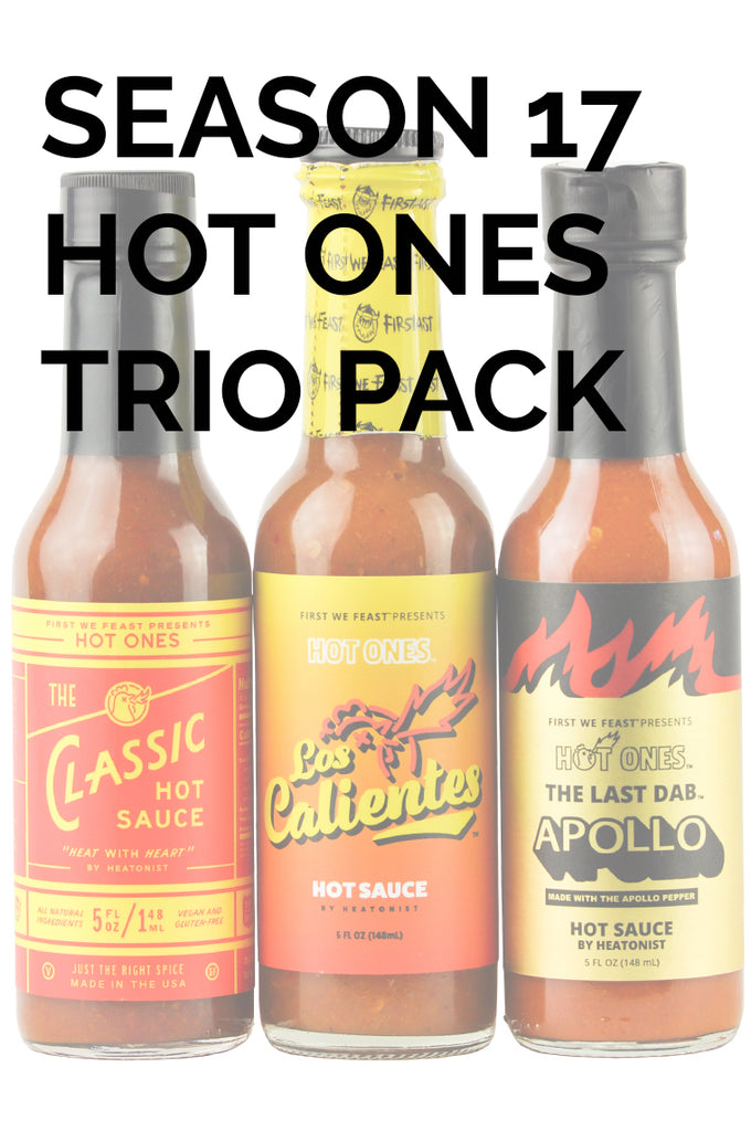 Season 17 Hot Ones Trio Pack, Hot Ones Hot Sauce