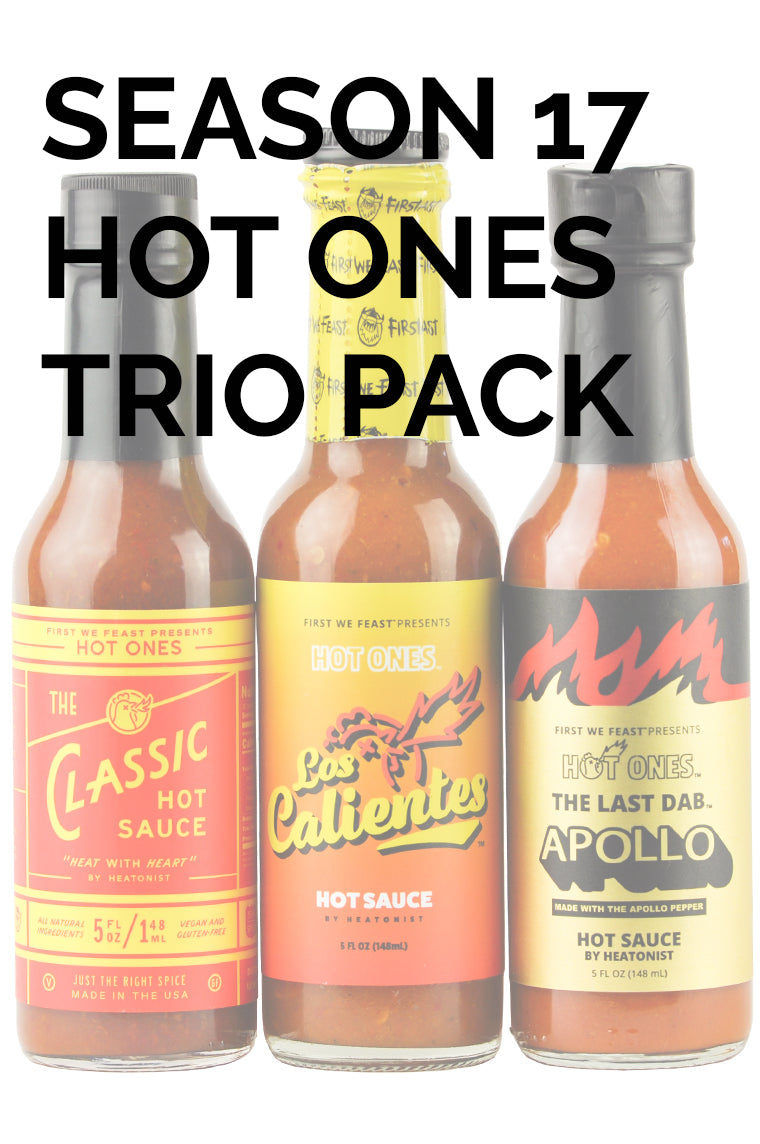 Hot Ones Hot Sauce Trio Pack - Season 17 | HEATONIST