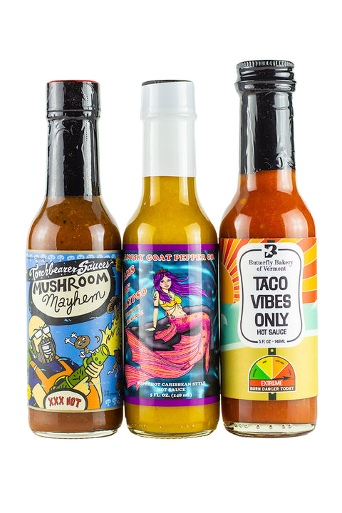  Hot Ones Hot Sauce Gift Box - 10 Natural Ingredients, Small  Batch Variety Pack for Spice Lovers : Grocery & Gourmet Food