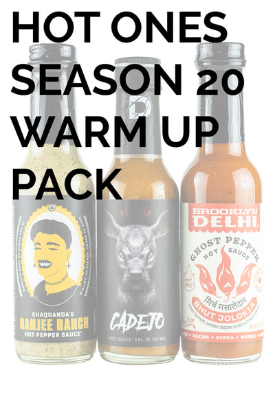 Hot Ones Season 20 Warmup Pack Hot Ones Hot Sauce Heatonist