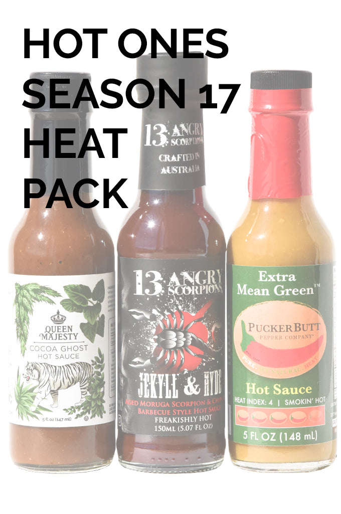 Hot Ones Hot Sauce Heat Pack Season 17 | Hot Ones Hot Sauce