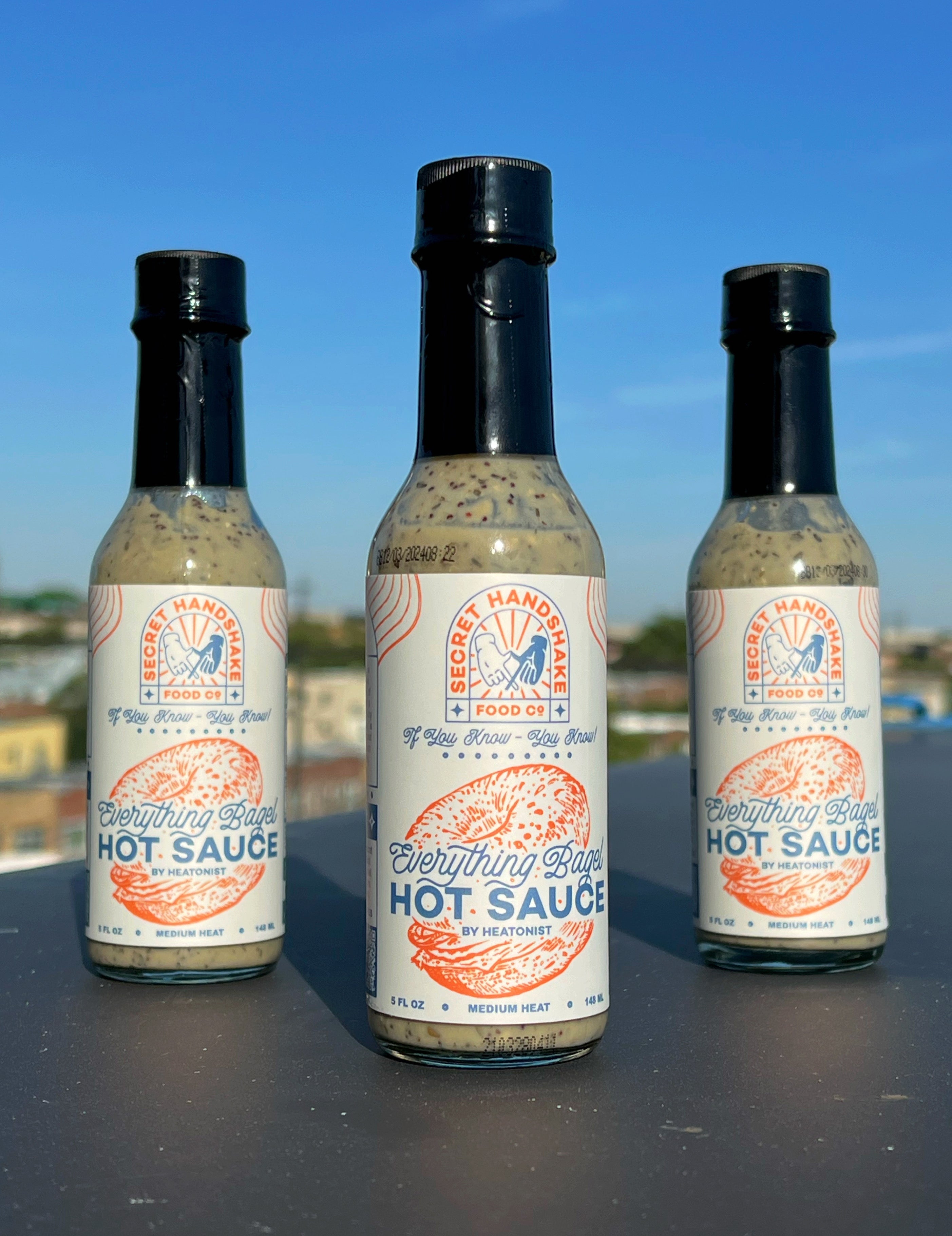 Everything Bagel Hot Sauce | Secret Handshake Food Co