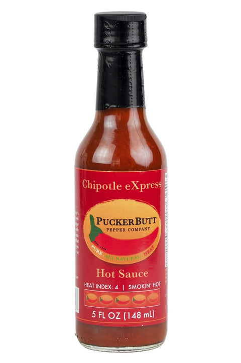 Puckerbutt Pepper Co Chipotle eXpress Hot Sauce