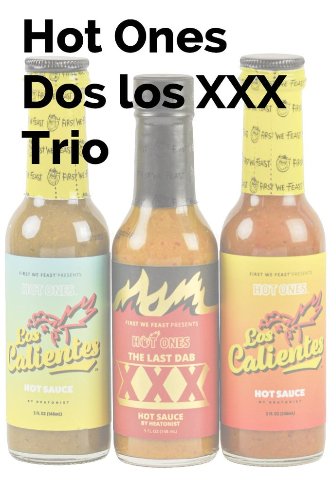 Dos Los XXX Trio Pack | Hot Ones Hot Sauce