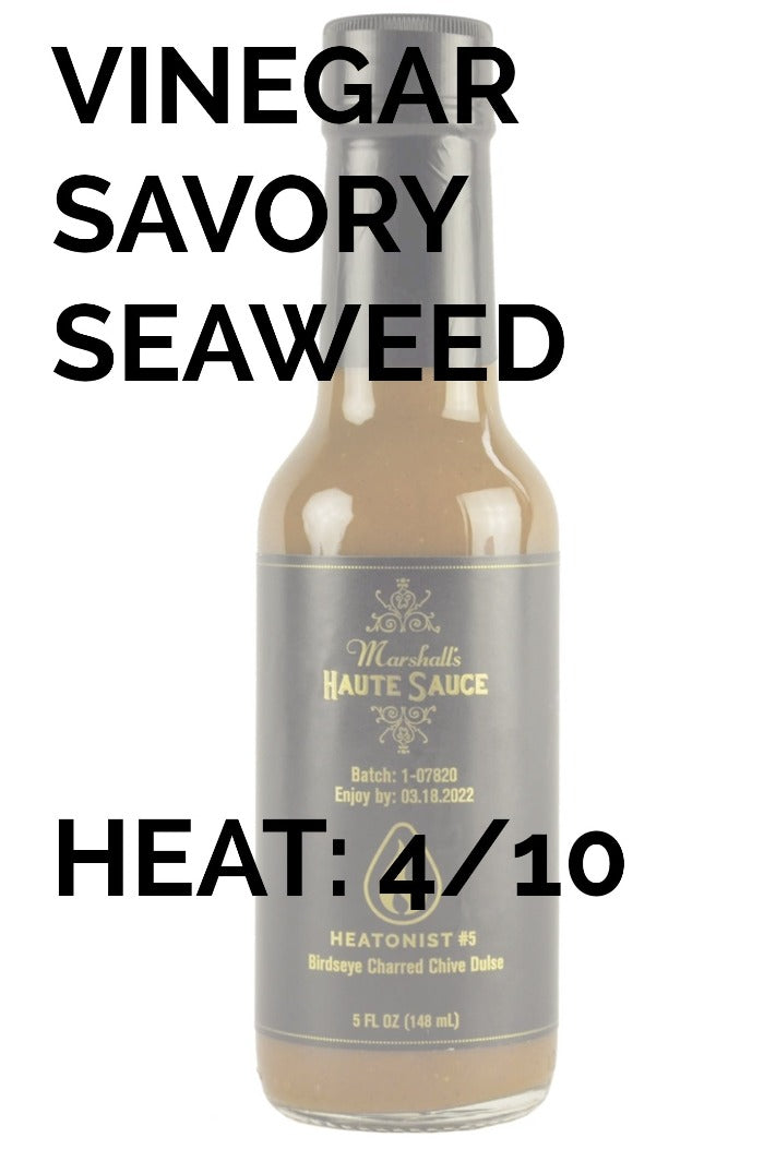 HEATONIST No. 5 Birdseye Charred Chive Dulse Hot Sauce | Marshall's Haute Sauce