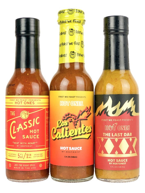 All Star Hot Sauce Trio Pack | Hot Ones Hot Sauce