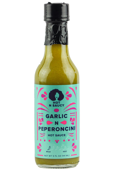 Garlic N Peperoncini Hot Sauce | Hot N Saucy | HEATONIST