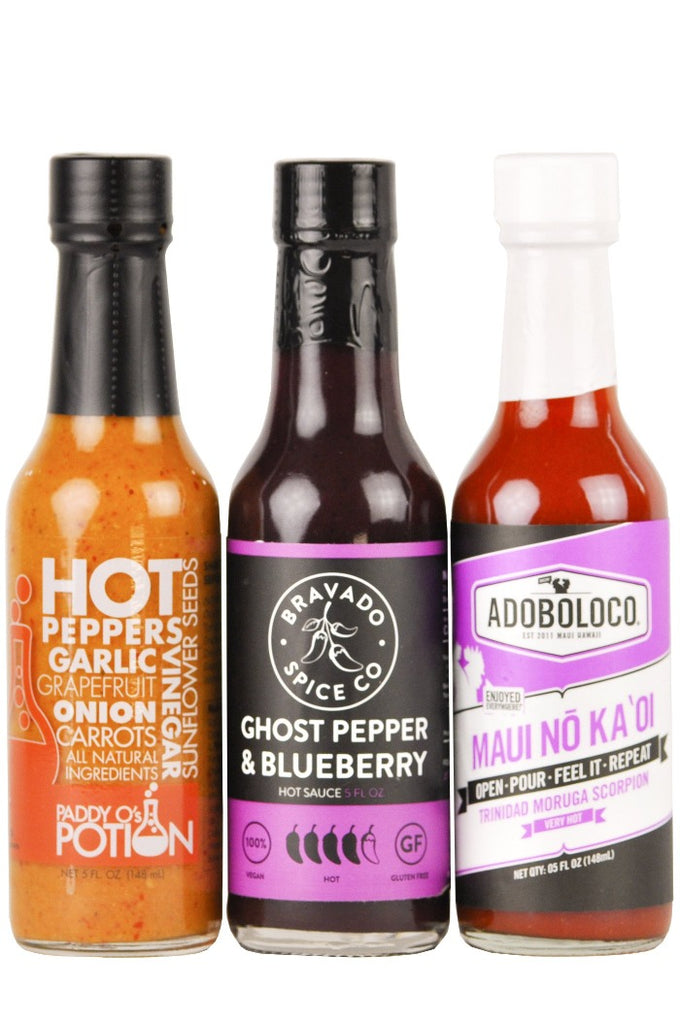 Splashy Vinegar Hot Sauce Trio Pack