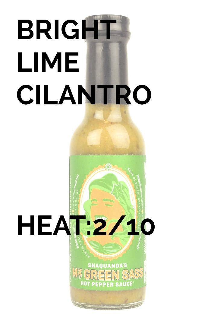 Mx. Green Sass Hot Sauce | Shaquanda's