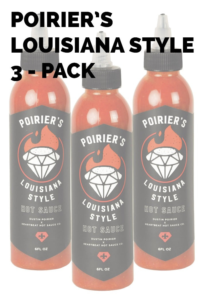 Dustin Poirier Hot Sauce 3 Pack | HEATONIST