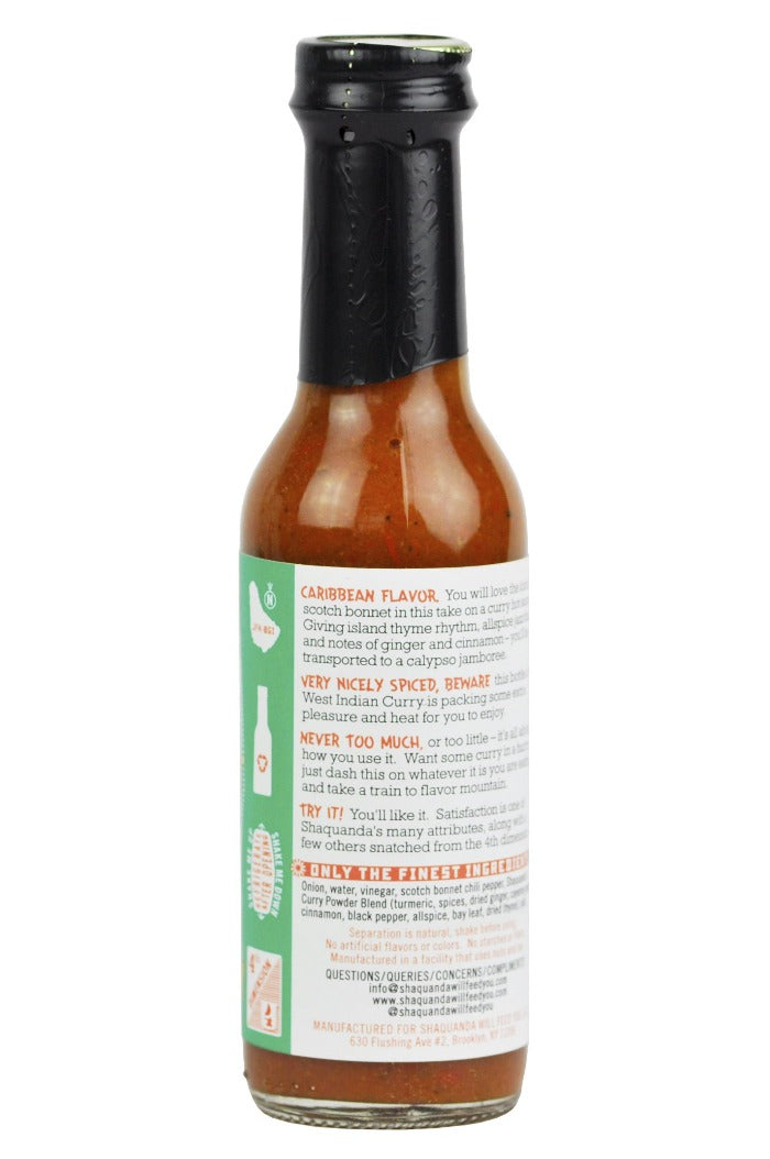 West Indian Curry Hot Sauce | Shaquanda's